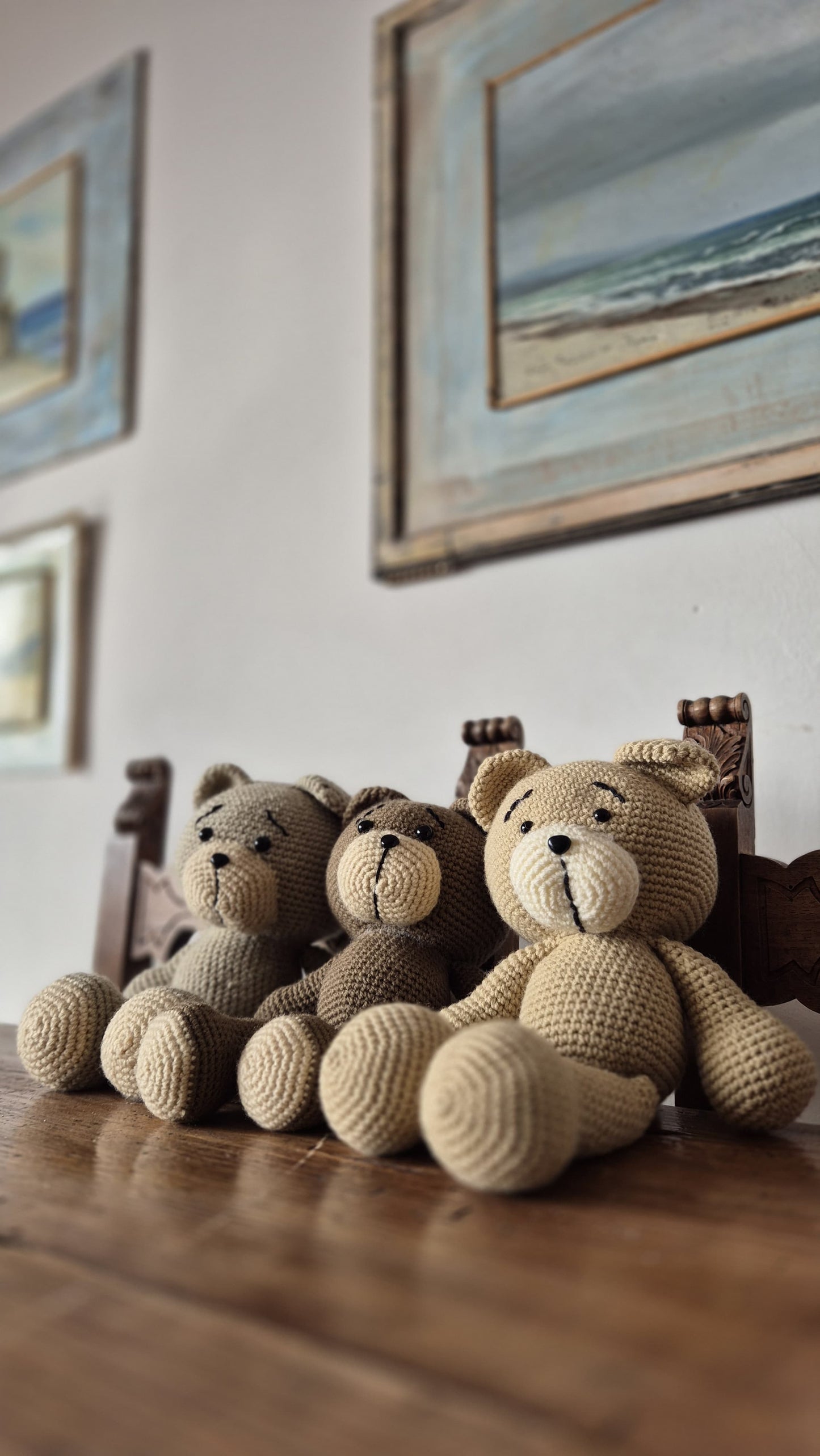 Orsacchiotto Koda 20x32cm - Peluche Personalizzabile in Filato Acrilico