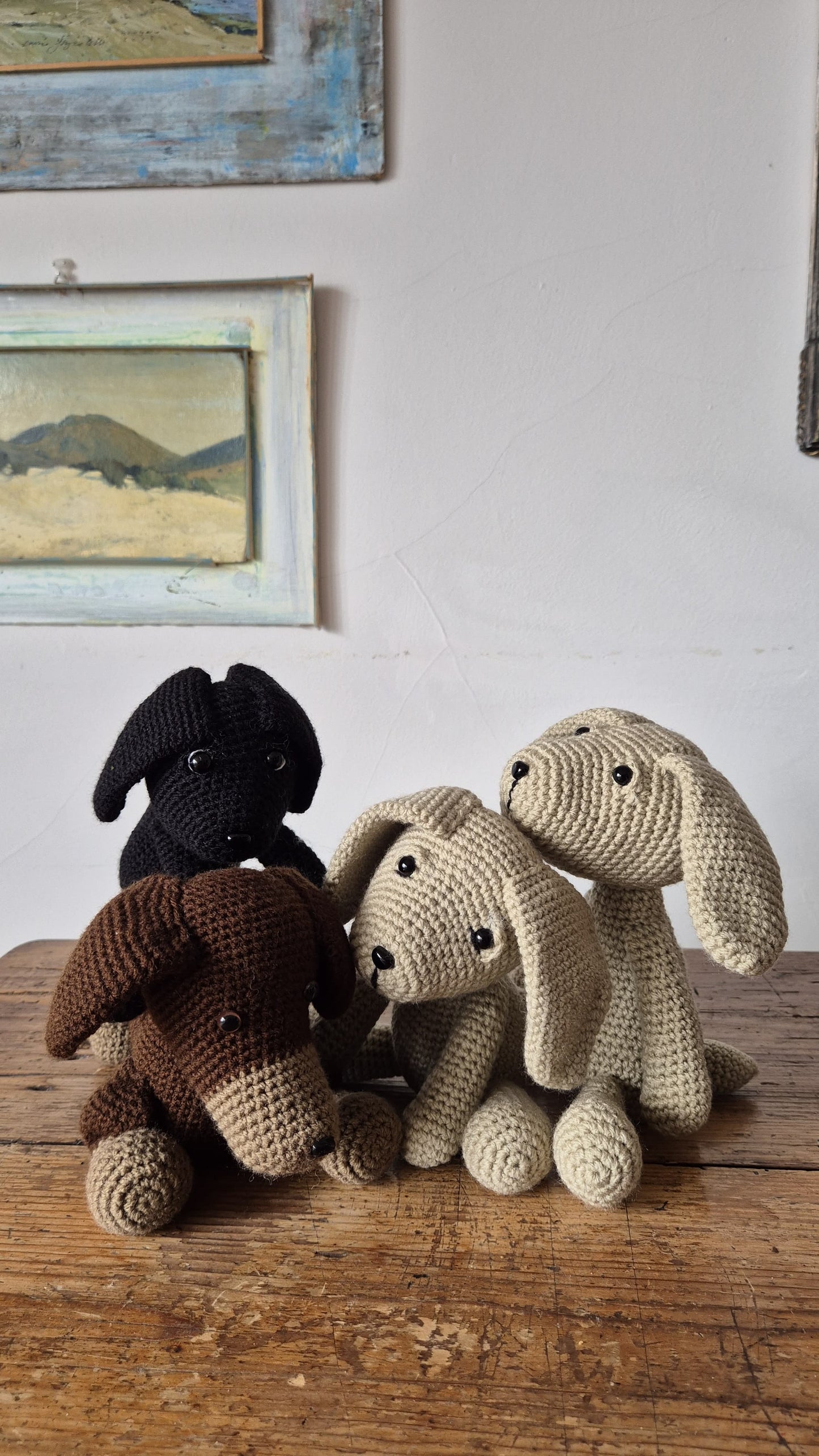 Bassotto Otto 34x21cm - Peluche Personalizzabile in Filato Acrilico