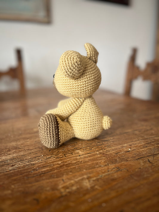 Orsetto John 18x21cm - Peluche in Filato Acrilico