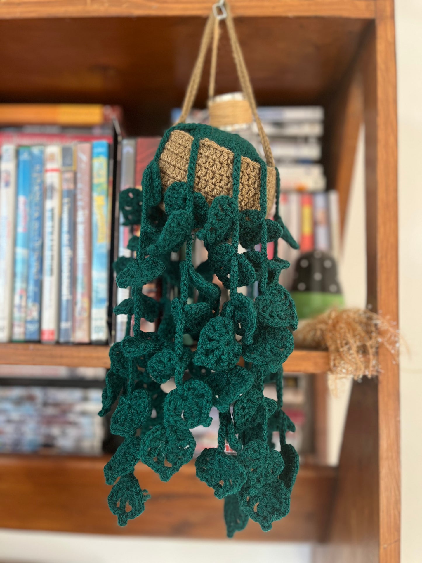 Pianta Mira 12x46cm - Pianta Pendente Decorativa in Filato Acrilico