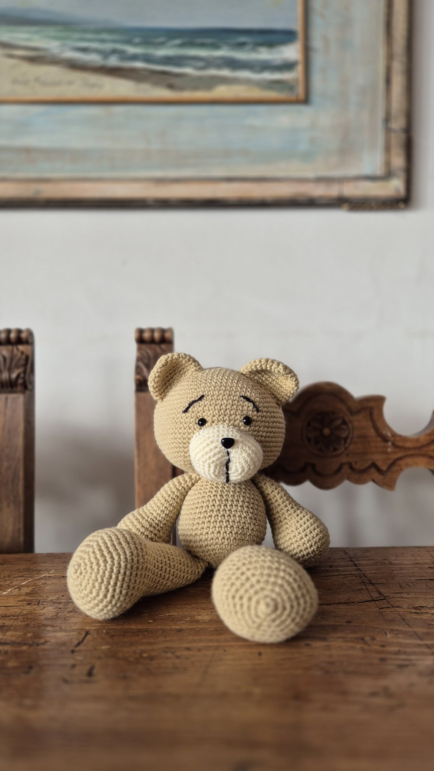 Orsacchiotto Koda 20x32cm - Peluche Personalizzabile in Filato Acrilico