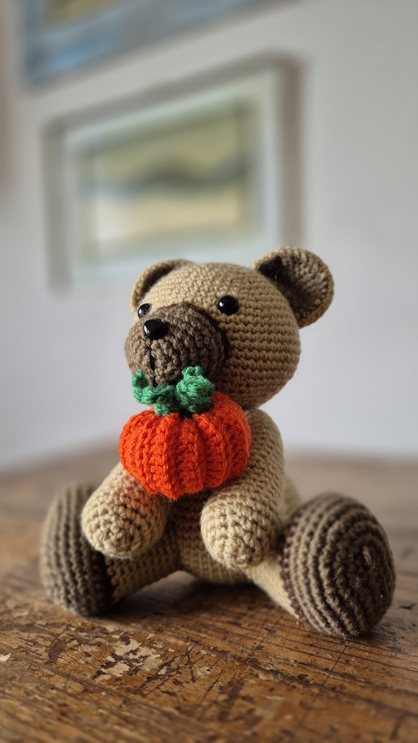 Orsetto John 18x21cm - Peluche in Filato Acrilico