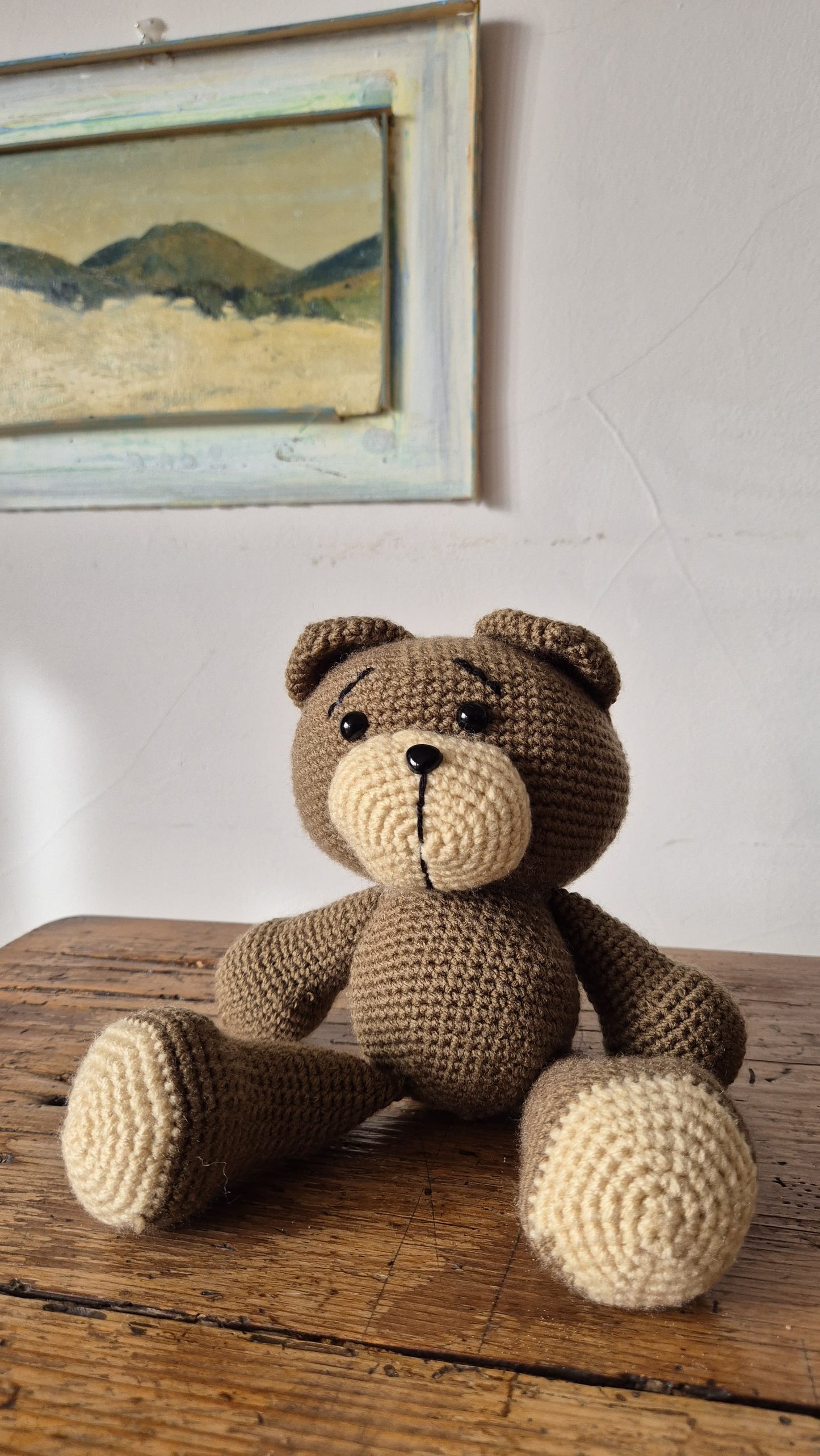 Orsacchiotto Koda 20x32cm - Peluche Personalizzabile in Filato Acrilico